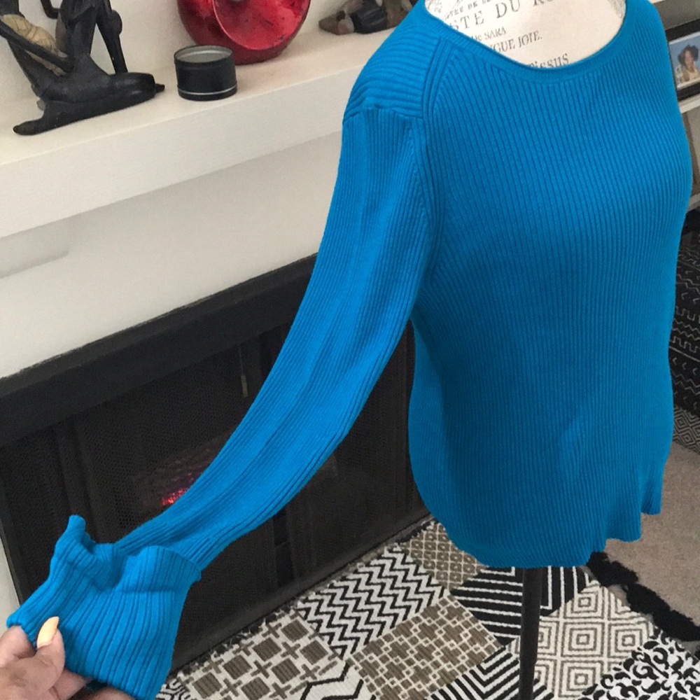 The Limited | Ribbed Crew Neck Sweater Top - Picture 3 of 7